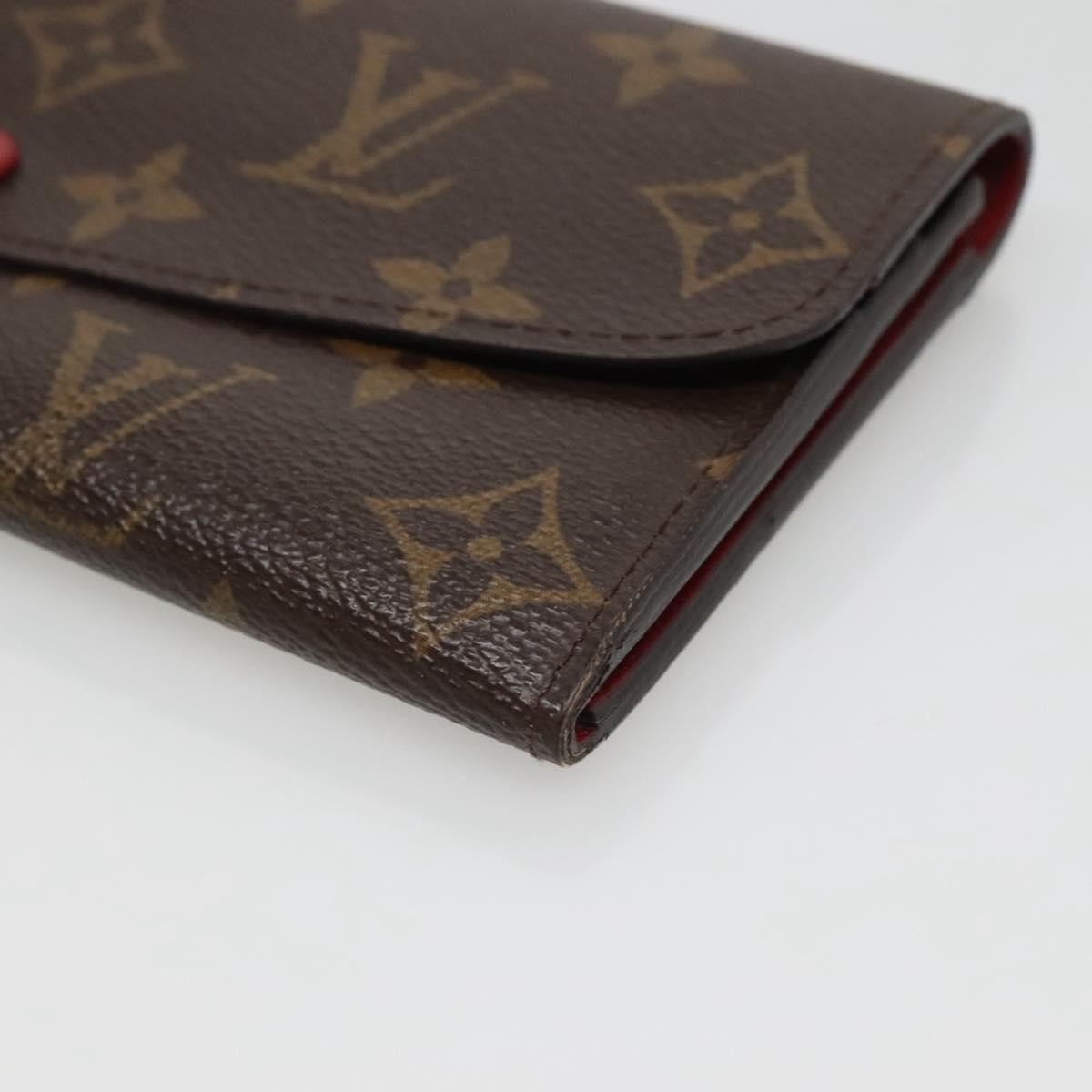 Louis Vuitton Emilie Monogram Canvas, Red, Canvas, Wallet