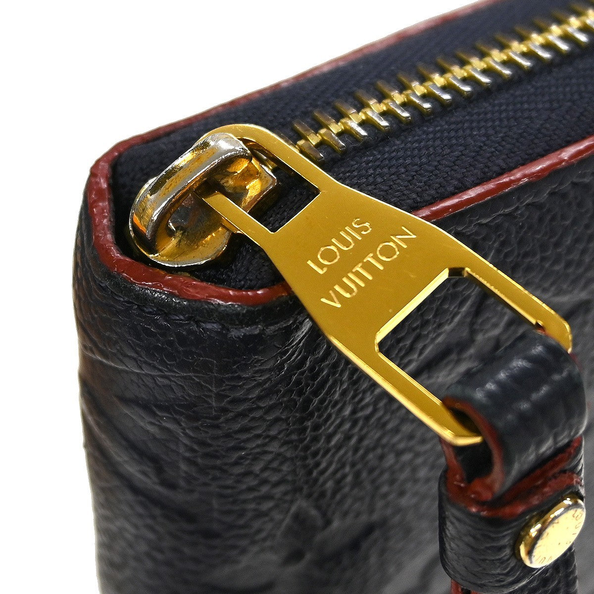 Louis Vuitton Portefeuille zippy Monogramme Empreinte Monogramme Empreinte, Navy, Leather, Wallet