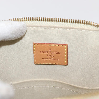 Louis Vuitton Alma Monogram Vernis, Beige, Patent Leather, Handbag