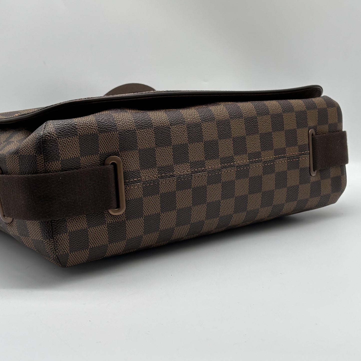 Louis Vuitton Brooklyn Damier, Brown, Canvas, Crossbody Bag