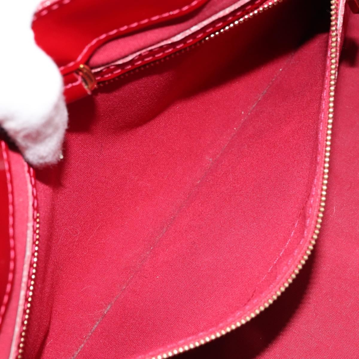 Louis Vuitton Wilshire Monogram Vernis, Red, Patent Leather, Handbag