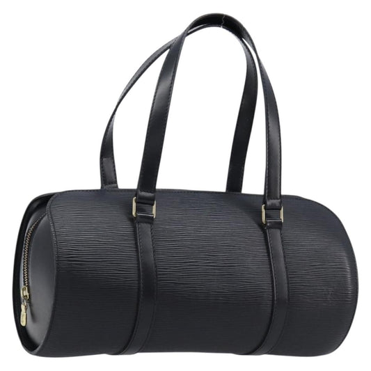 Louis Vuitton Soufflot Epi Leather, Black, Leather, Tote Bag