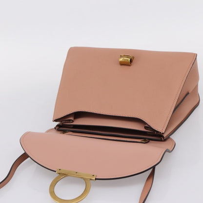 Salvatore Ferragamo Margot Satchel Leather, Pink, Leather, Handbag