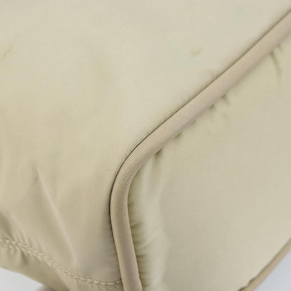 Celine Handbag Nylon, Beige, Nylon, Handbag