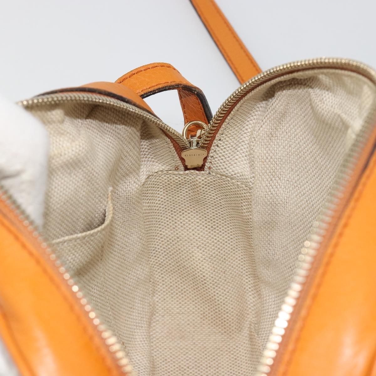 Gucci Soho Disco Leather, Orange, Leather, Shoulder Bag
