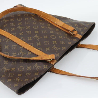 Louis Vuitton Shopping Sac Monogram Canvas, Brown, Canvas, Handbag