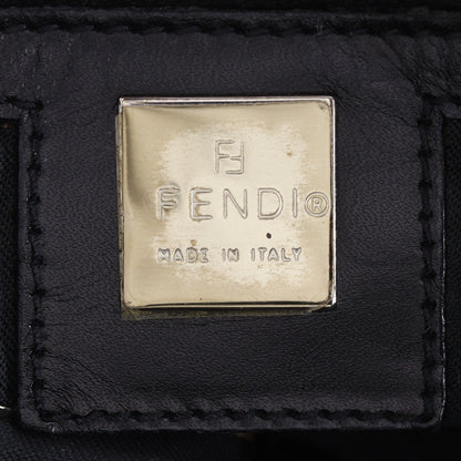 Fendi Vintage FF Nylon, Black, Nylon, Tote Bag