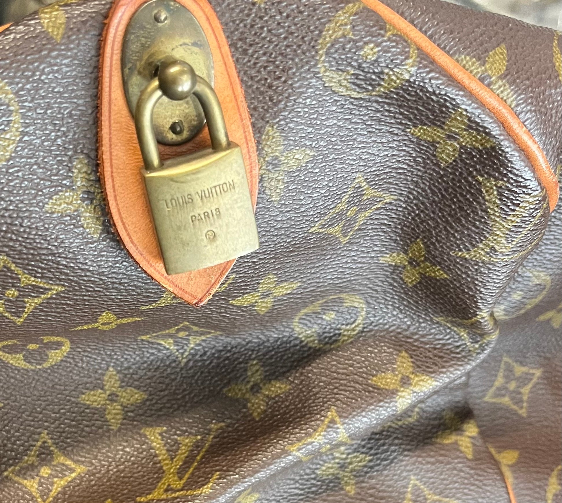Louis Vuitton Keepall Monogram Canvas, Brown, Canvas, Travel Bag