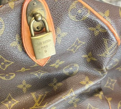 Louis Vuitton Keepall Monogram Canvas, Brown, Canvas, Travel Bag
