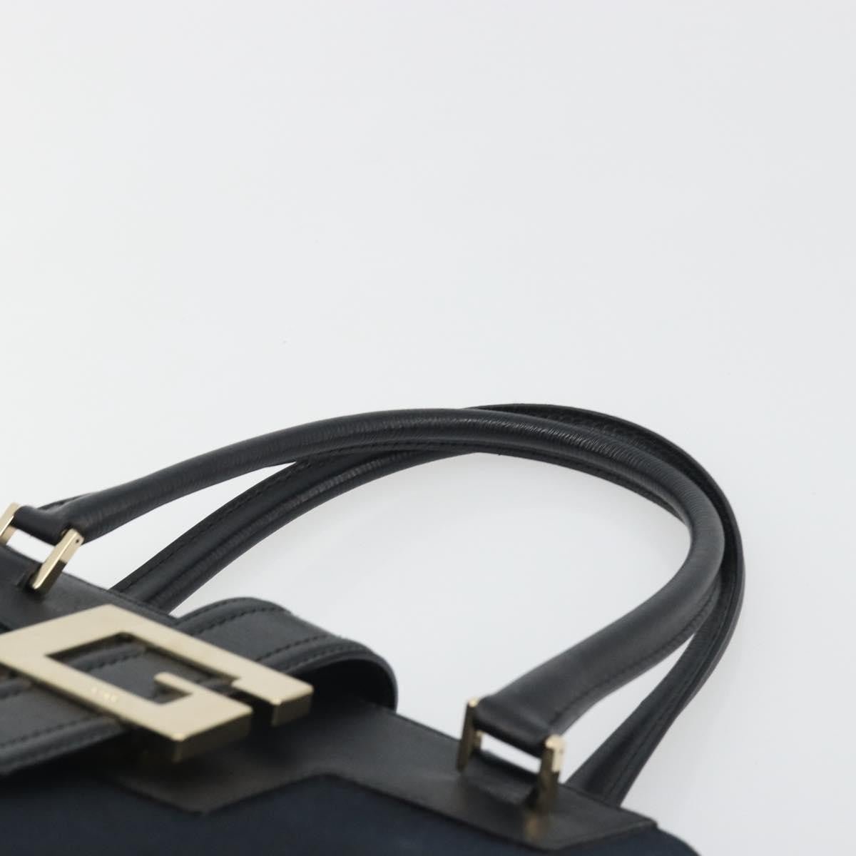 Gucci Vintage G Hobo GG Canvas and Leather, Black, Canvas, Shoulder Bag