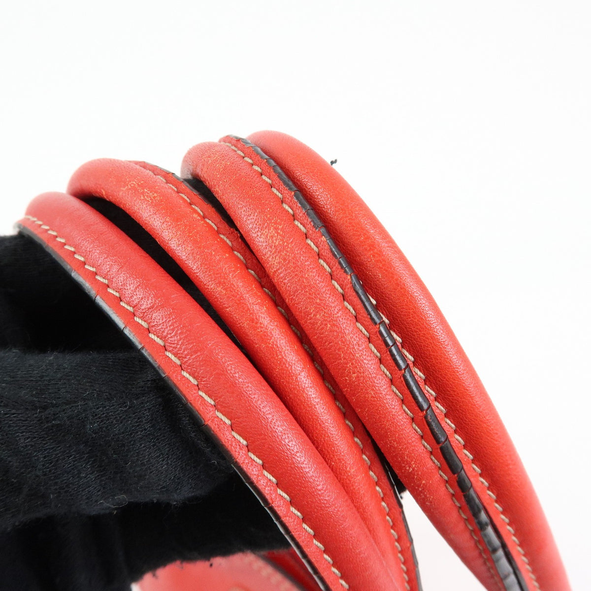 Loewe Anagram Leather, Red, Leather, Tote Bag
