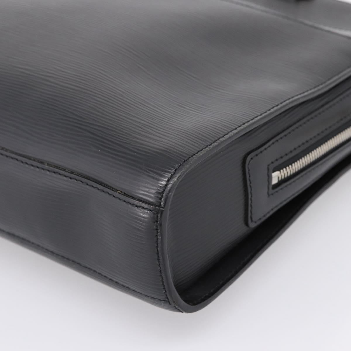 Louis Vuitton Bassano Epi Leather, Black, Leather, Briefcase