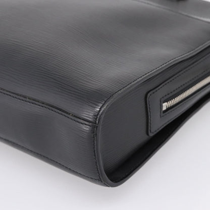 Louis Vuitton Bassano Epi Leather, Black, Leather, Briefcase