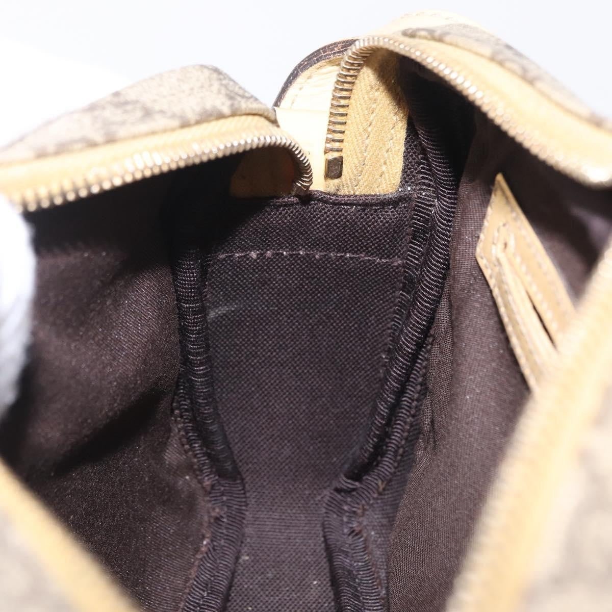 Gucci Front Zip GG Canvas, Beige, Canvas, Crossbody Bag