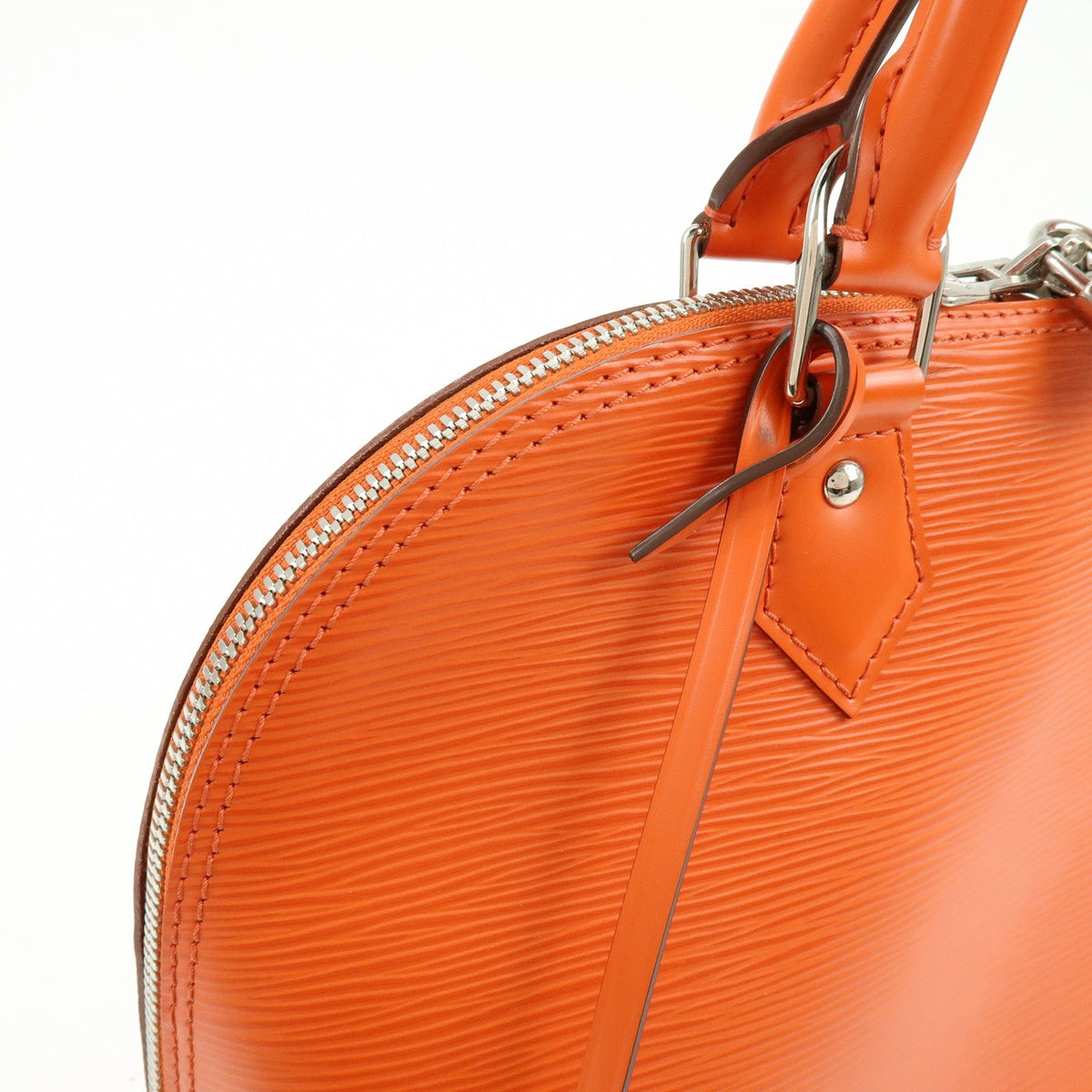 Louis Vuitton Alma Epi Leather, Orange, Leather, Handbag