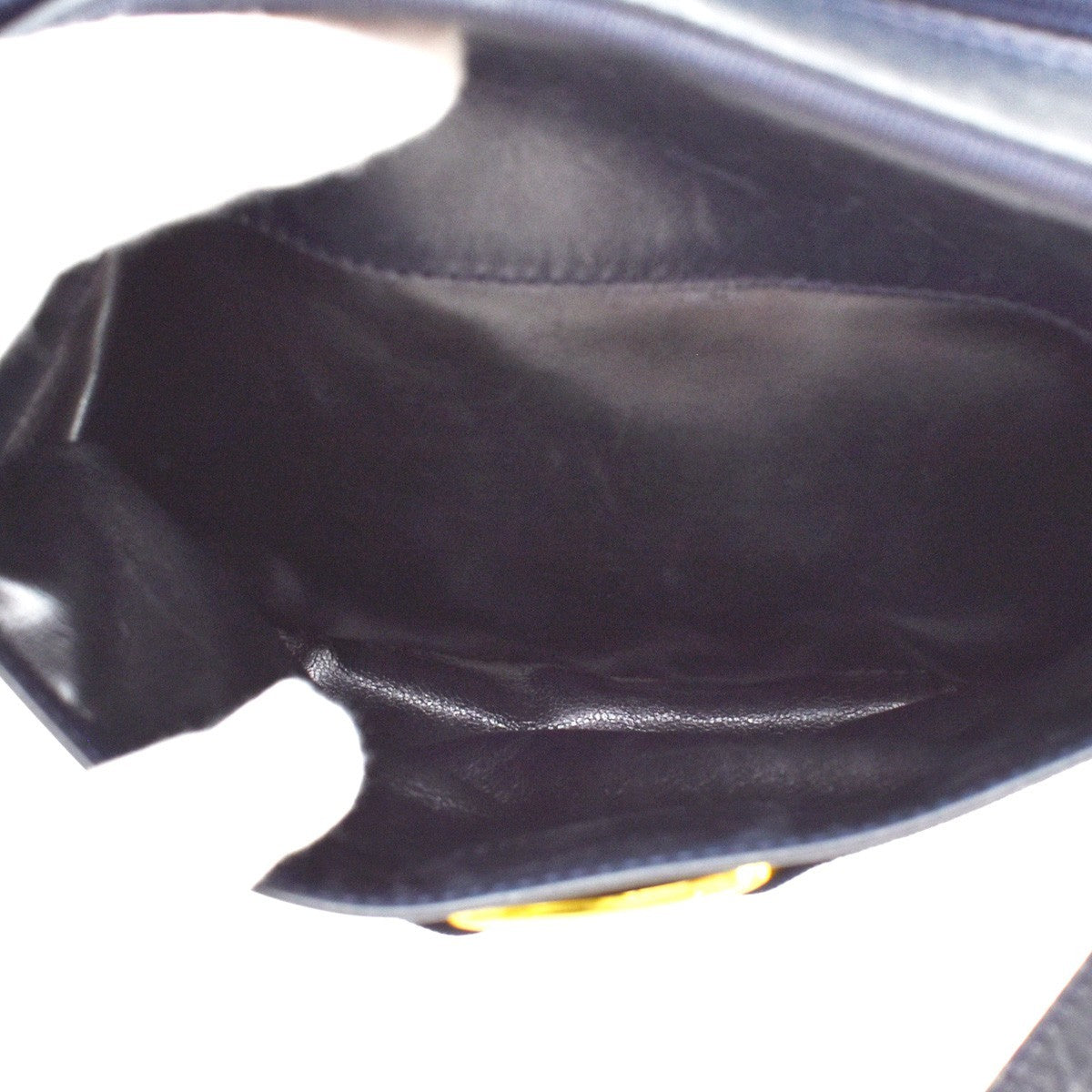 Salvatore Ferragamo Vara Bow Camera Leather, Navy, Leather, Shoulder Bag