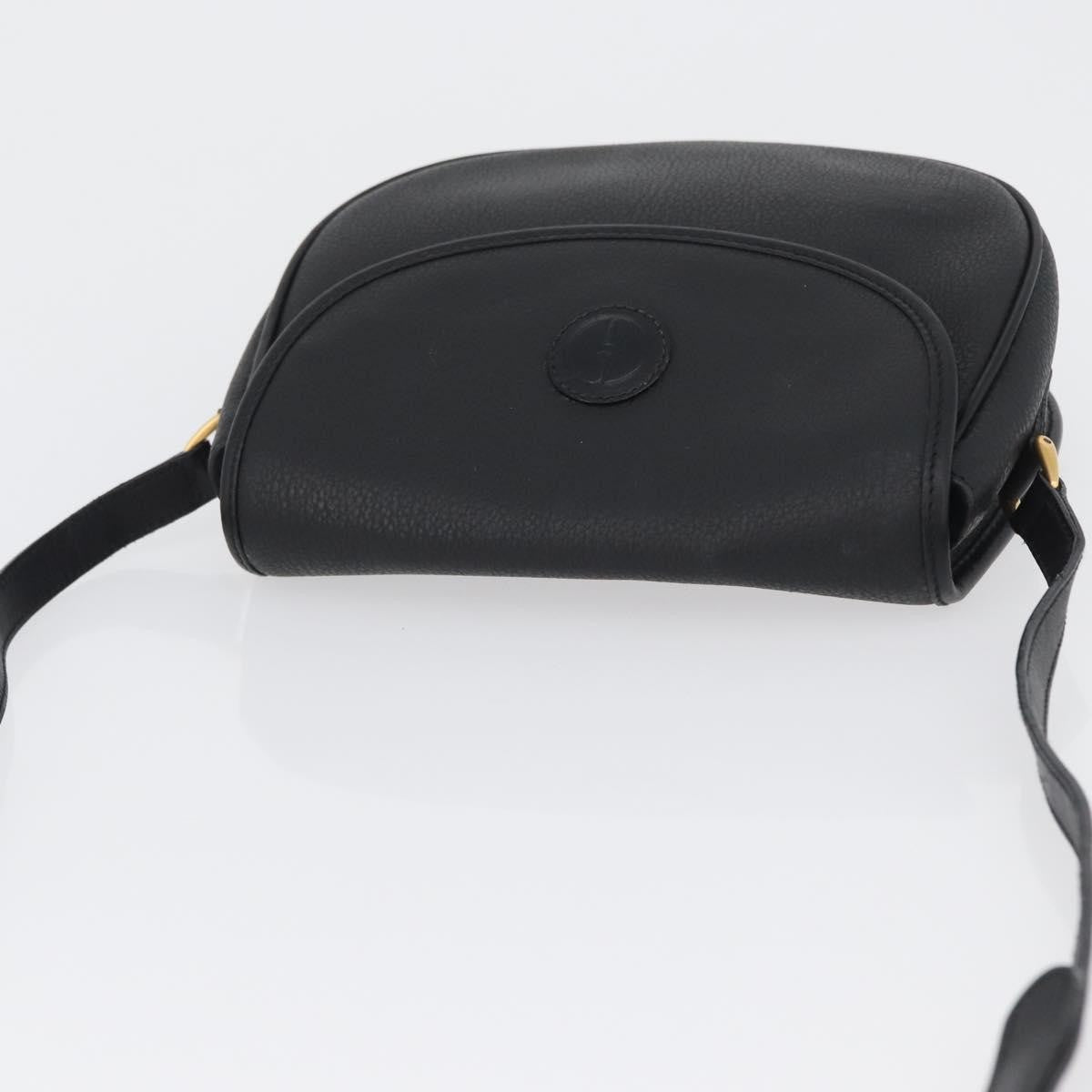 Gucci Vintage Leather, Black, Leather, Shoulder Bag