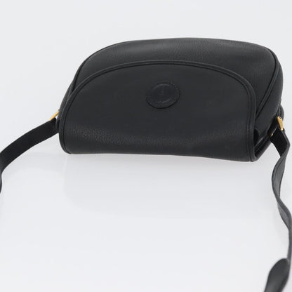Gucci Vintage Leather, Black, Leather, Shoulder Bag