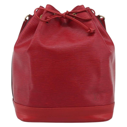 Louis Vuitton Petit Noe Epi Leather, Red, Leather, Handbag