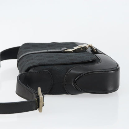 Gucci Vintage Jackie O Web Hobo GG Canvas, BLACK, CANVAS, Shoulder bag