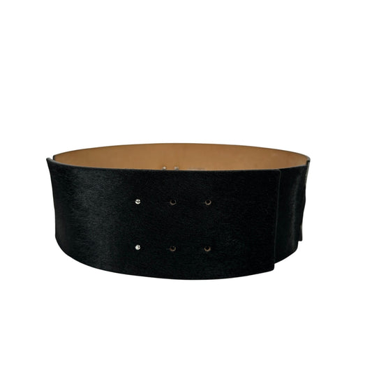 SPORTMAX Leather Wide Waist Belt