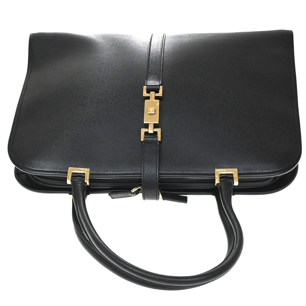 Gucci Jackie O Leather, Black, Leather, Handbag