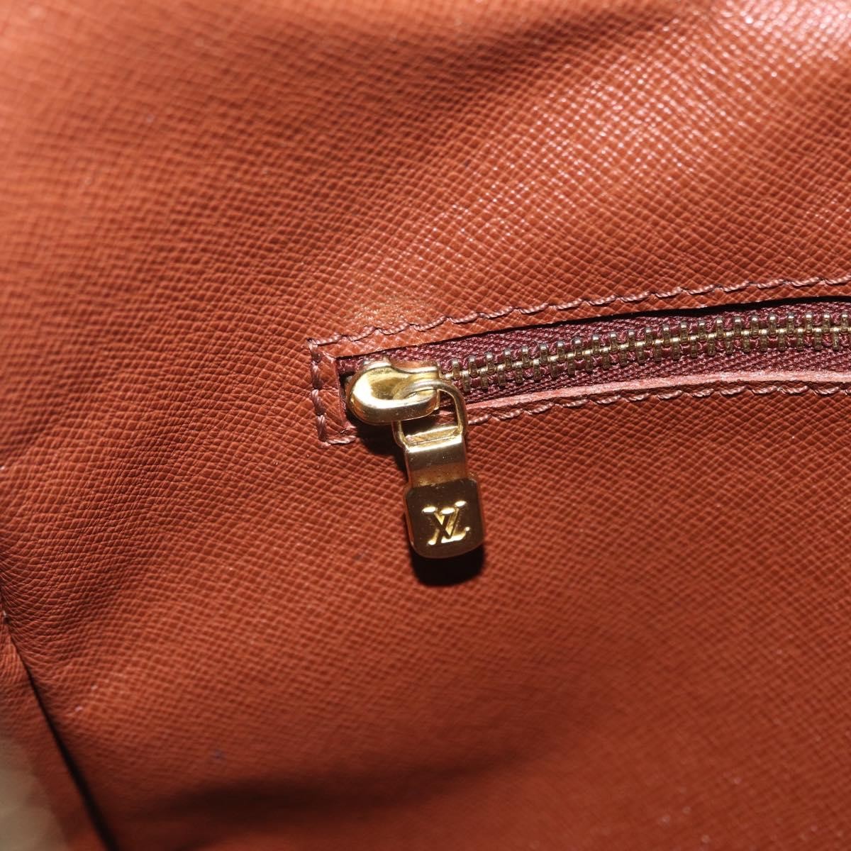 Louis Vuitton Boulogne Monogram Canvas, Brown, Canvas, Handbag