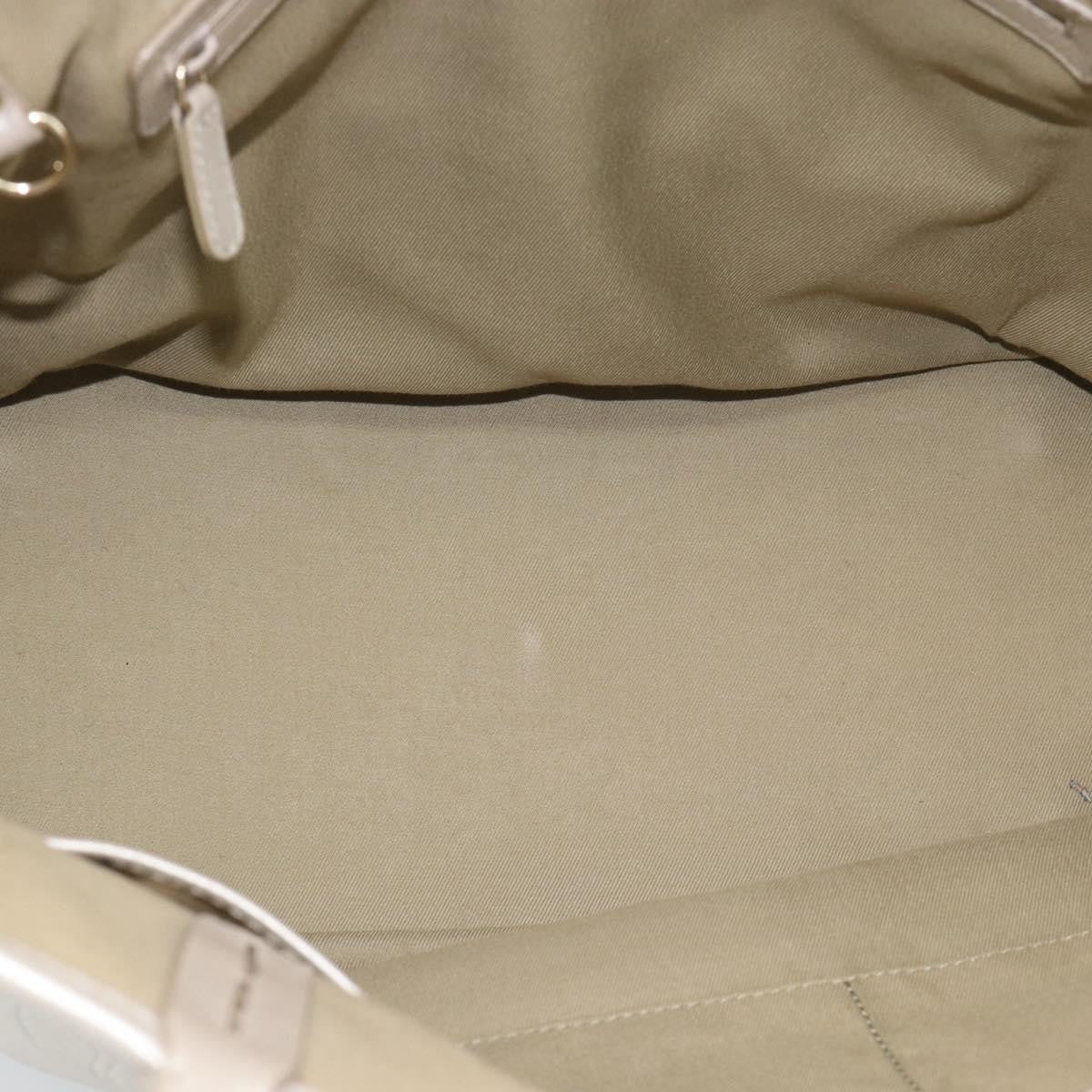 Bvlgari Vintage Leather, Gray, Leather, Tote Bag