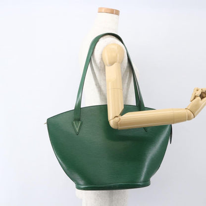 Louis Vuitton Saint Jacques Handbag Epi Leather, GREEN, LEATHER, Shoulder bag