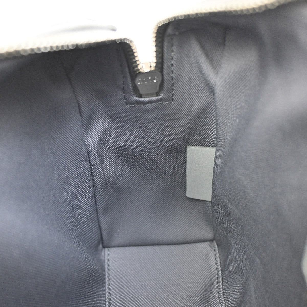 Christian Dior Lingot Messenger CD Diamond Coated Canvas, Gray, Canvas, Handbag