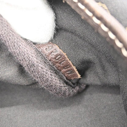 Louis Vuitton Saumur Mini Lin, Brown, Canvas, Shoulder Bag