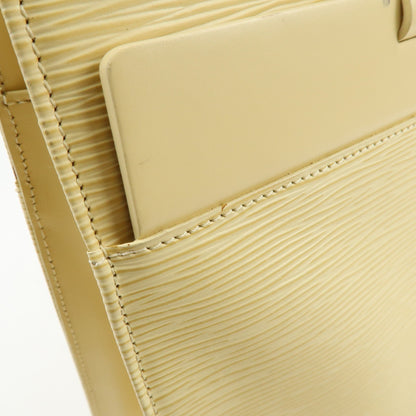 Louis Vuitton Croisette Epi Leather, Yellow, Leather, Tote Bag