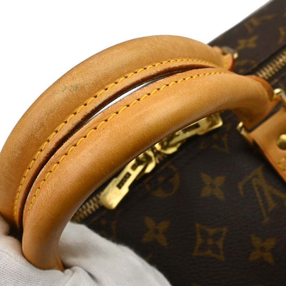 Louis Vuitton Keepall Bandouliere Monogram Canvas, Brown, Canvas, Travel Bag
