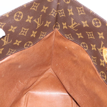 Louis Vuitton Shopping Sac Monogram Canvas, Brown, Canvas, Handbag