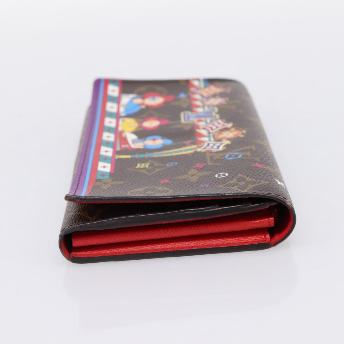 Louis Vuitton Sarah Wallet NM Limited Edition Vivienne Xmas Monogram Canvas, Brown, Canvas, Wallet