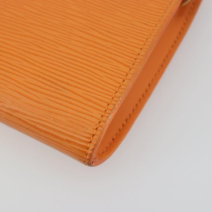 Louis Vuitton Pochette Accessoires Epi, Orange, Leather, Clutch