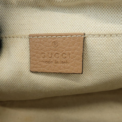Gucci Soho Disco Leather, Beige, Leather, Crossbody Bag