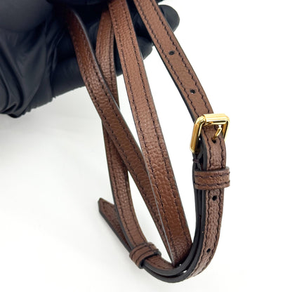 Burberry Folding Vintage Check Canvas and Leather, Brown, Leather, Wallet