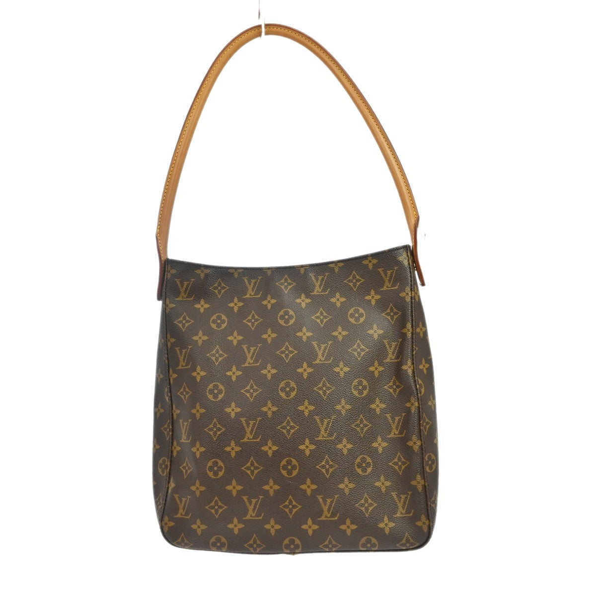 Louis Vuitton Looping Monogram Canvas, Brown, Canvas, Handbag