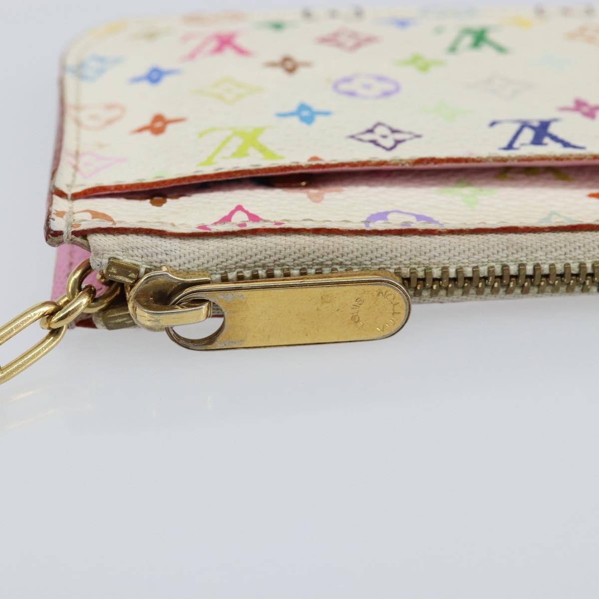 Louis Vuitton Pochette clés NM Monogram Multicolor Canvas, Multicolour, Canvas, Wallet