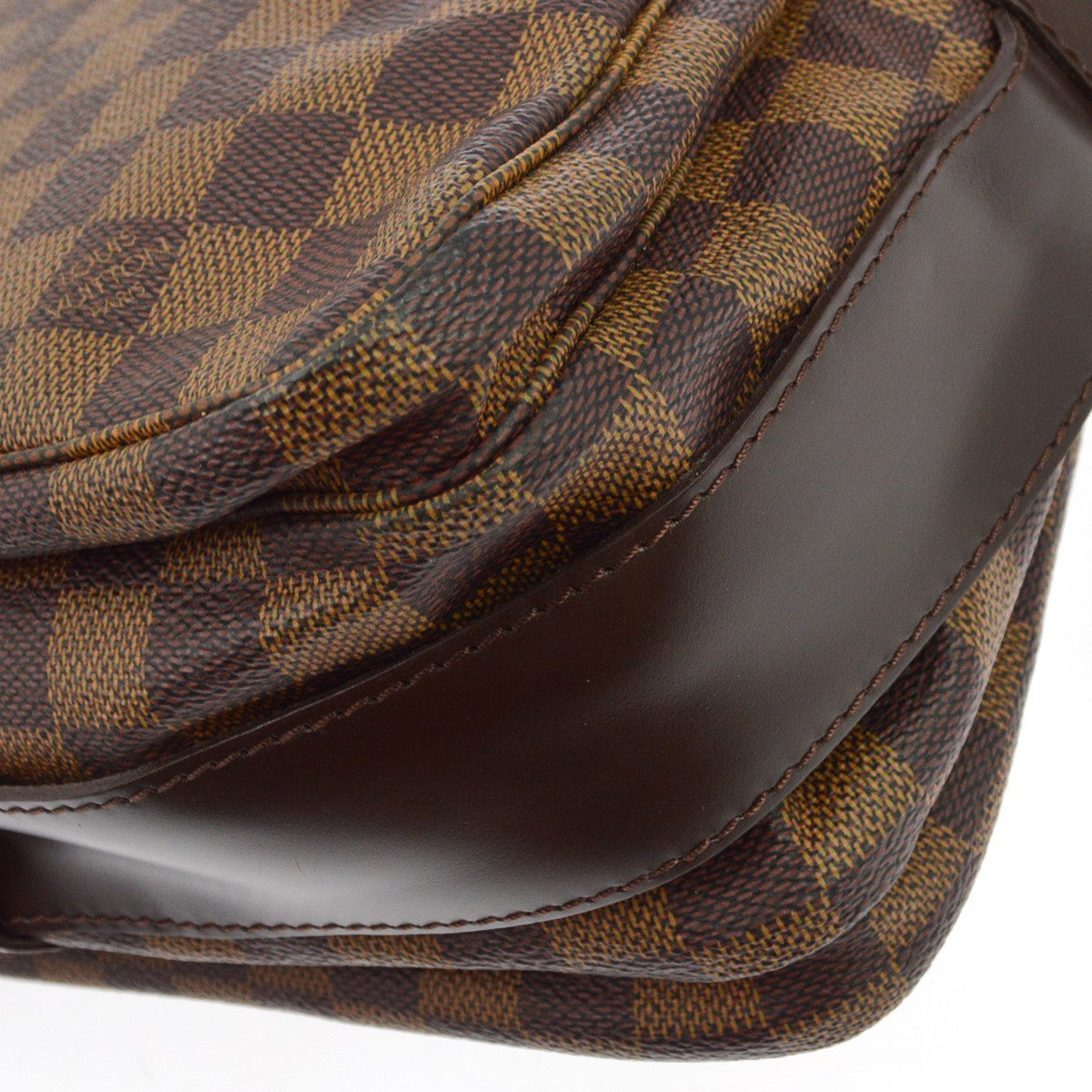 Louis Vuitton Naviglio Damier Ebene, Brown, Canvas, Shoulder Bag