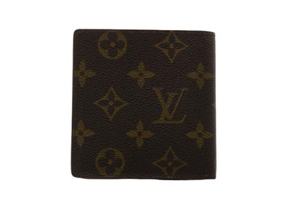 Louis Vuitton Bifold Card Case canvas, Brown, Canvas, Clutch