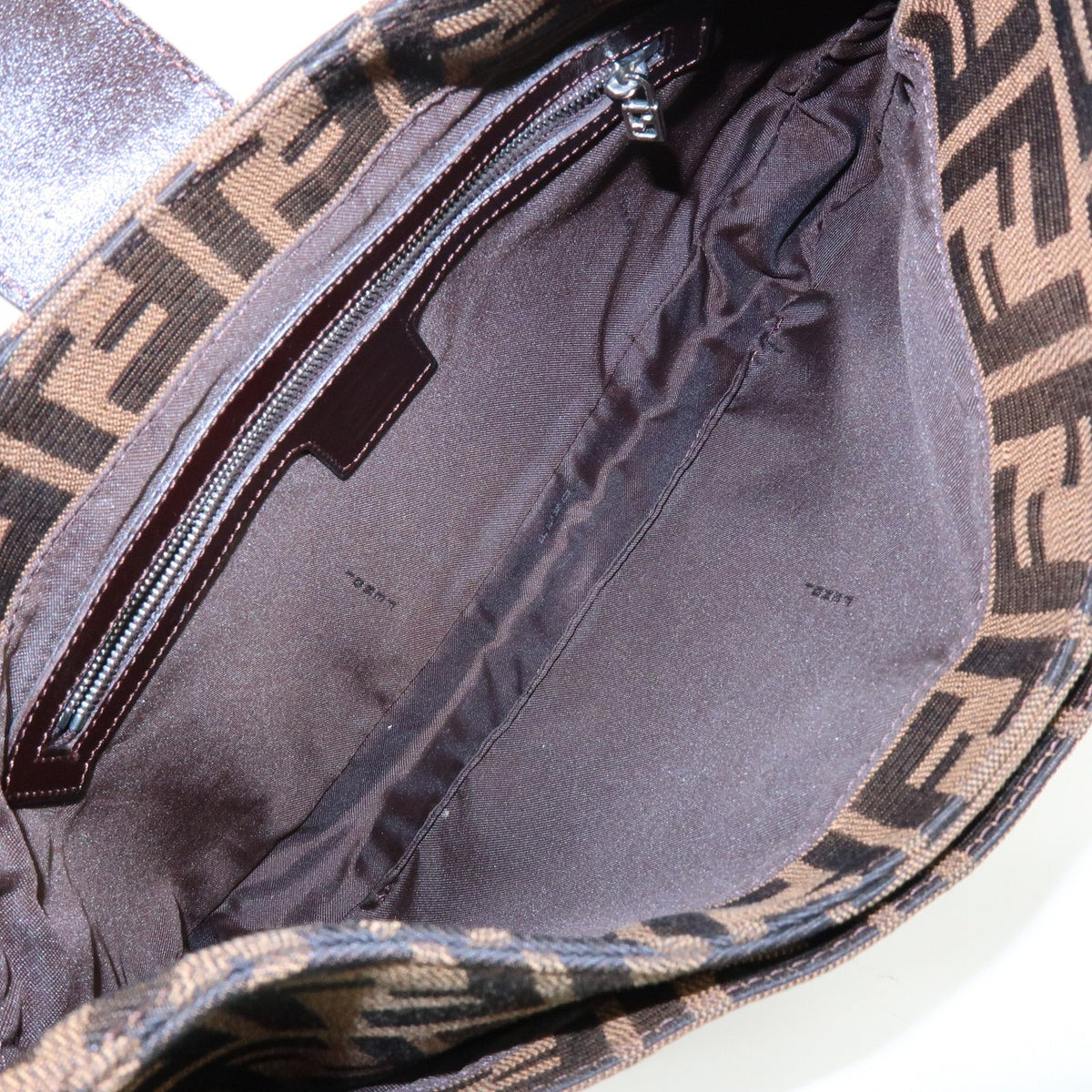 Fendi Vintage Zucca Canvas, Brown, Canvas, Tote Bag
