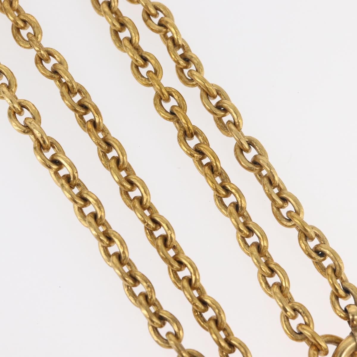 Chanel CC Pendant Metal, Gold, Metal, Necklace