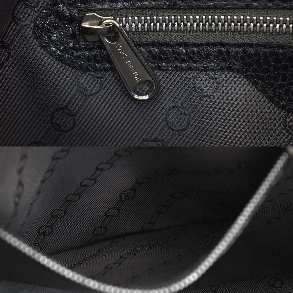Louis Vuitton Trunks and Bags Shoe Tobago Leather, Black, Leather, Handbag