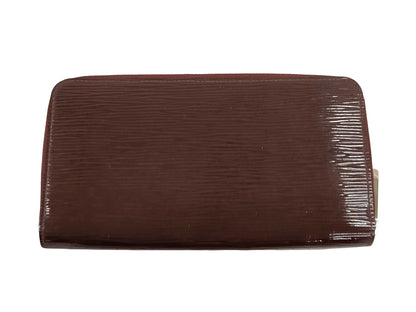 Louis Vuitton Zippy Wallet NM Epi Leather, Burgundy, Leather, Wallet