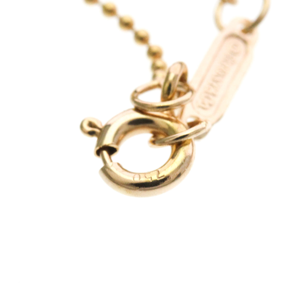 Tiffany & Co. Heart Key Pendant 18K Rose Gold with Diamonds, Gold, Pink Gold, Necklace
