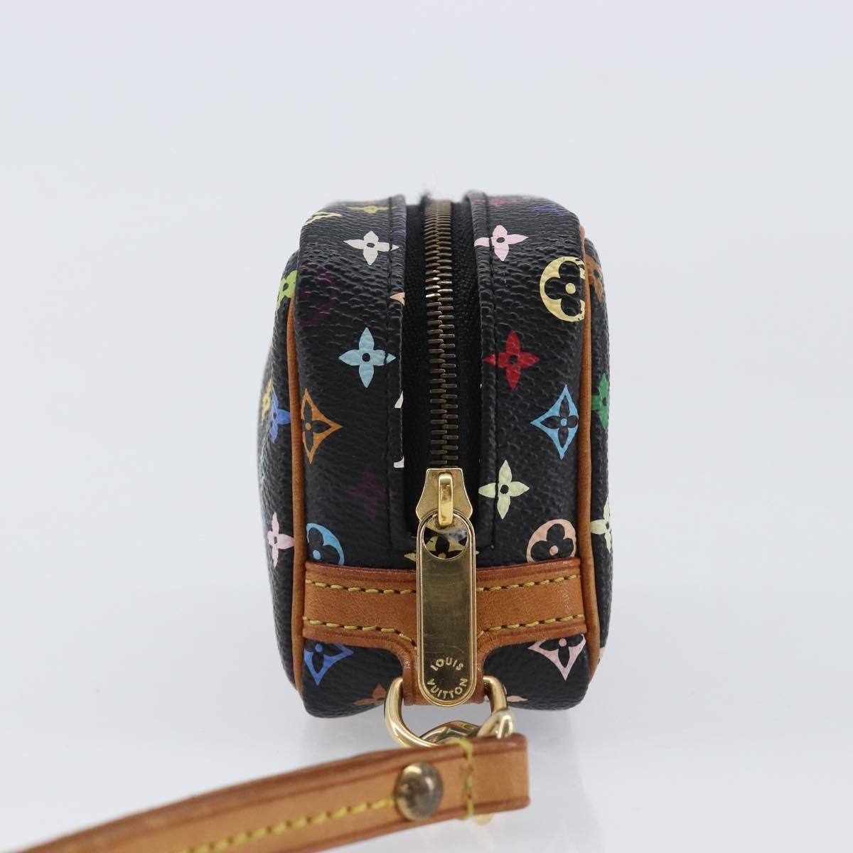 Louis Vuitton Wapity Trousse Monogram Multicolor, Black, Canvas, Clutch