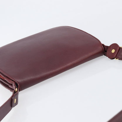 Cartier Must De Cartier Leather, Burgundy, Leather, Shoulder Bag