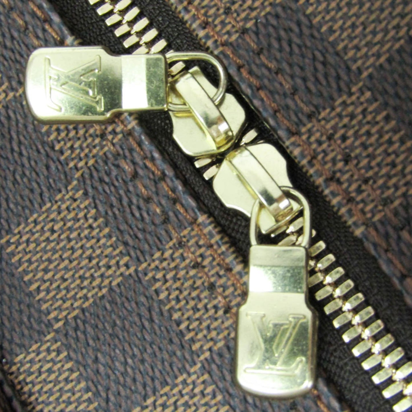 Louis Vuitton Naviglio Damier, Brown, Canvas, Shoulder Bag